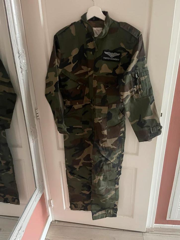 Vintage Leger Overall, Verzamelen, Militaria | Algemeen, Landmacht, Kleding of Schoenen, Nederland, Ophalen of Verzenden