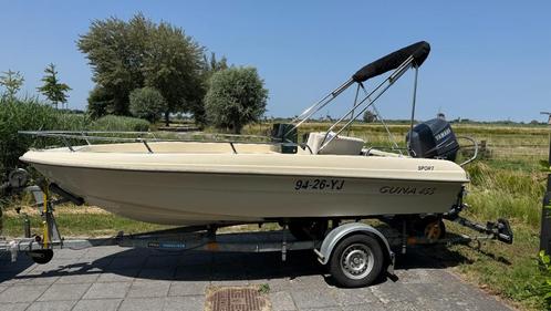 Consoleboot 60 pk incl. kanteltrailer, Watersport en Boten, Vis- en Consoleboten, Gebruikt, 50 tot 70 pk, 3 tot 6 meter, Benzine