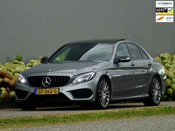 Mercedes-Benz C-klasse 180 /// AMG Sport / 2x Pano-Dak / NL, Auto's, Mercedes-Benz, Bedrijf, Te koop, C-Klasse, ABS, Airbags, Airconditioning