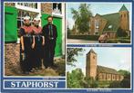 Staphorst Ongelopen 3 kaarten, Verzamelen, Ansichtkaarten | Nederland, Verzenden, 1980 tot heden, Ongelopen, Overijssel