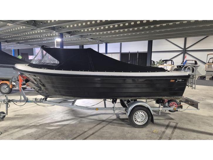 GERESERVEERD! Gentle475XL Yamaha9,9&Trailer, Watersport en Boten, Sloepen, Gebruikt, Tot 10 pk, 3 tot 6 meter, Benzine, Polyester