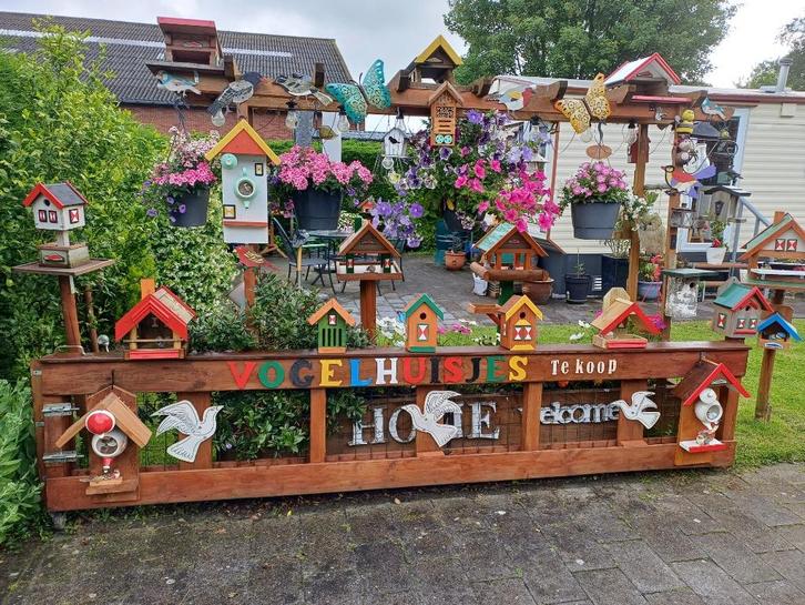 Allerhande soorten Vogelhuisjes, Tuin en Terras, Vogelhuisjes en Vogelbaden, Ophalen