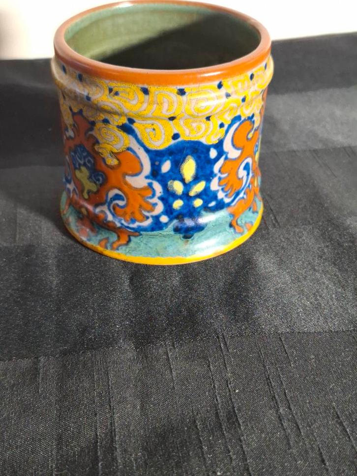 Westland gouda plateel potje., Antiek en Kunst, Antiek | Keramiek en Aardewerk, Ophalen of Verzenden