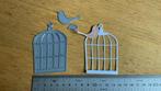 Snijmal vogelkooi met vogel van memory box nr.180, Hobby en Vrije tijd, Kaarten | Zelf maken, Ophalen of Verzenden, Zo goed als nieuw