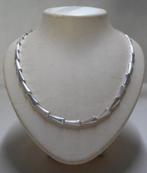 Zilveren massief modernist collier nr.811, Verzenden, Zo goed als nieuw, Zilver, Zilver