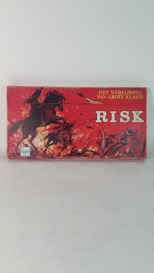 Risk, vintage rode doos van Clipper, 1976. 8C9, Hobby en Vrije tijd, Gezelschapsspellen | Bordspellen, Gebruikt, Ophalen of Verzenden