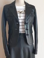 Chique Italiaans zwartlerenjasje van heel zacht echt leer, Kleding | Dames, Zwart, Nieuw, Ophalen of Verzenden, Jasje