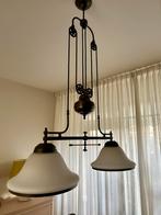 Industriële Eettafel Lamp - Klassiek Design, Ophalen, Gebruikt, Glas, 75 cm of meer