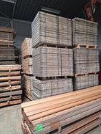 Hardhouten  steenschotten  4x100x140cm  terras  beschoeiing, Ophalen, Zo goed als nieuw, Hout