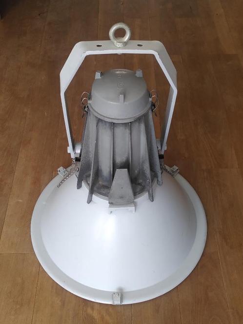 Vintage Stadionlamp, Huis en Inrichting, Lampen | Hanglampen, Gebruikt, 50 tot 75 cm, Metaal, Ophalen
