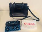 Guess donker blauwe schoudertas met bijpassende avondtas, Overige merken, Nieuw, Leer, Verzenden