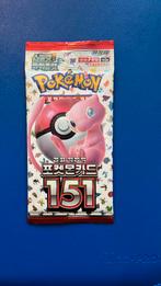 Boosterpack 151 Koreaans, Hobby en Vrije tijd, Verzamelkaartspellen | Pokémon, Ophalen of Verzenden, Zo goed als nieuw, Booster