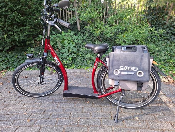 Mooie Sitgo Elektrische Loopfiets in Ultimate Rood, Fietsen en Brommers, Elektrische fietsen, Zo goed als nieuw, Overige merken