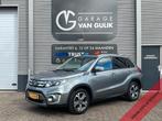 Suzuki Vitara 1.6 120PK Clima,Cruise,Panodak,NaviLeder/Alcan, Gebruikt, Zwart, 4 cilinders, Met garantie (alle)