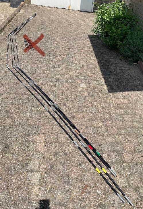 Tentstokken  diameter 12,7 mm, Caravans en Kamperen, Tentaccessoires, Gebruikt, Ophalen