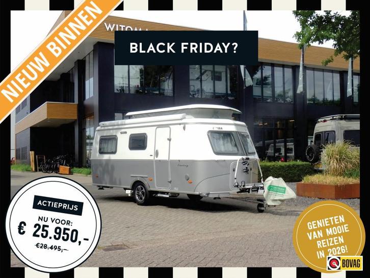 Eriba Touring 310 SUPER AANBIEDING, Caravans en Kamperen, Caravans, Bedrijf, tot en met 3, 750 - 1000 kg, Standaardzit, Eriba