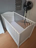Ikea babybedje Smagöra wit 60x120cm, incl matras, dekbed, Ophalen, Gebruikt, Ledikant