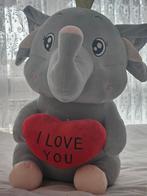 Bijna nieuw knuffels, Kinderen en Baby's, Speelgoed | Knuffels en Pluche, Ophalen of Verzenden, Zo goed als nieuw, Olifant