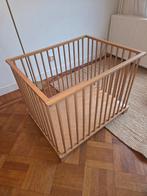 Houten Babybox - Prima Staat!, Kinderen en Baby's, Ophalen, Gebruikt, Rechthoekig, In hoogte verstelbaar
