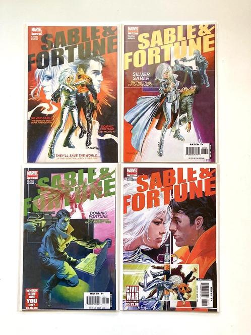 Sable and Fortune #1-4 (set) Marvel Comics 2006, Boeken, Strips | Comics, Nieuw, Complete serie of reeks, Amerika, Ophalen