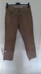 NIEUW! FST-IND bruine herenbroek W32/L34, Overige kleuren, Nieuw, W32 (confectie 46) of kleiner, Ophalen of Verzenden