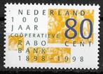 NVPH NR 1764 VOETBAL RABOBANK 100JAAR POSTFRIS UIT 1998, Postzegels en Munten, Postzegels | Nederland, Ophalen of Verzenden, Na 1940