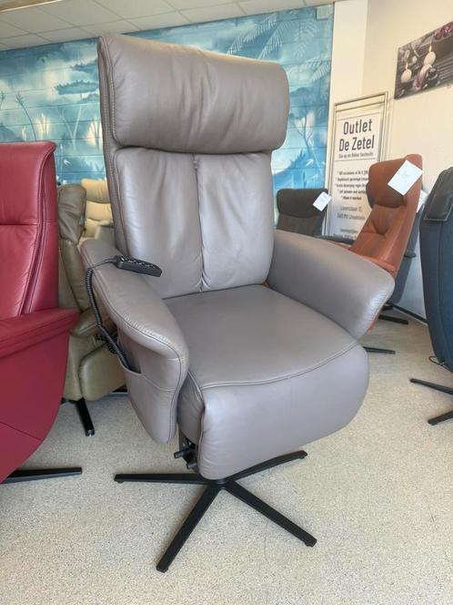 Sta op relax stoel Meubelzorg nieuw! Gratis bezorgd accu, Huis en Inrichting, Fauteuils, Nieuw, Leer, Ophalen of Verzenden