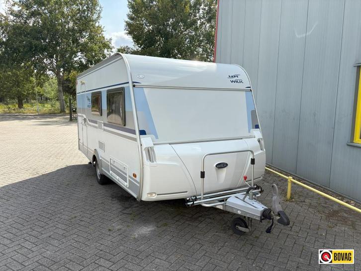 Wilk S4 450 EU Met fietsenrek, Caravans en Kamperen, Caravans, Bedrijf, tot en met 4, 750 - 1000 kg, Treinzit, Wilk, Dwarsbed