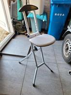 Strijkstoel - Handig en compact!, Ophalen, Gebruikt, Metaal, Eén