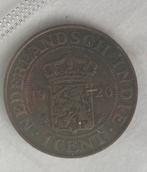 1 cent Nederlands Indië 1920, Postzegels en Munten, Munten | Nederland, Koningin Wilhelmina, Ophalen of Verzenden, 1 cent