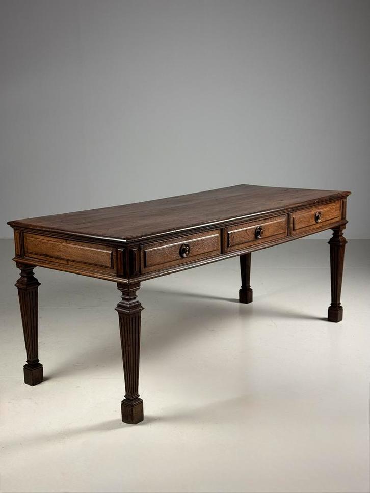 Apothekers tafel antiek 1900 eiken, Antiek en Kunst, Antiek | Meubels | Tafels, Ophalen