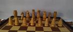 Schaakspel met Handgesneden Stukken, Hobby en Vrije tijd, Gezelschapsspellen | Bordspellen, Ophalen of Verzenden
