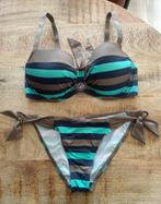 Prima donna bikini 80 D broekje 38 ZGAN blauw khaki 80D, Blauw, Ophalen of Verzenden, Zo goed als nieuw, Bikini