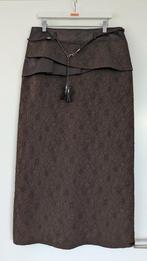 Dames maxi rok donker bruin van Apsen Textile, Kleding | Dames, Rokken, Bruin, Maat 42/44 (L), Ophalen of Verzenden, Zo goed als nieuw