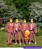 Oranje pakken optocht carnaval rood wit blauw Holland, Kleding | Heren, Maat 52/54 (L), Carnaval, Ophalen of Verzenden, Zo goed als nieuw