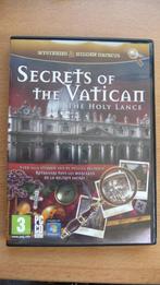 Secrets of the Vatican The Holy Lance, Spelcomputers en Games, Games | Pc, Puzzel en Educatief, Vanaf 3 jaar, Ophalen of Verzenden