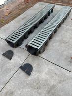 Goot/ waterafvoer voor in straatwerk tuin, Ophalen, Afvoer, Gebruikt, Pvc