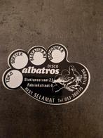 3083 Vintage Albatros Disco Sticker Tilburg, Ophalen of Verzenden, Gebruikt, Overige typen