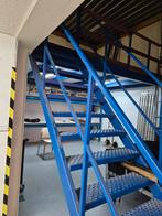 Blauwe metalen trap, Doe-het-zelf en Verbouw, Ladders en Trappen, Ophalen