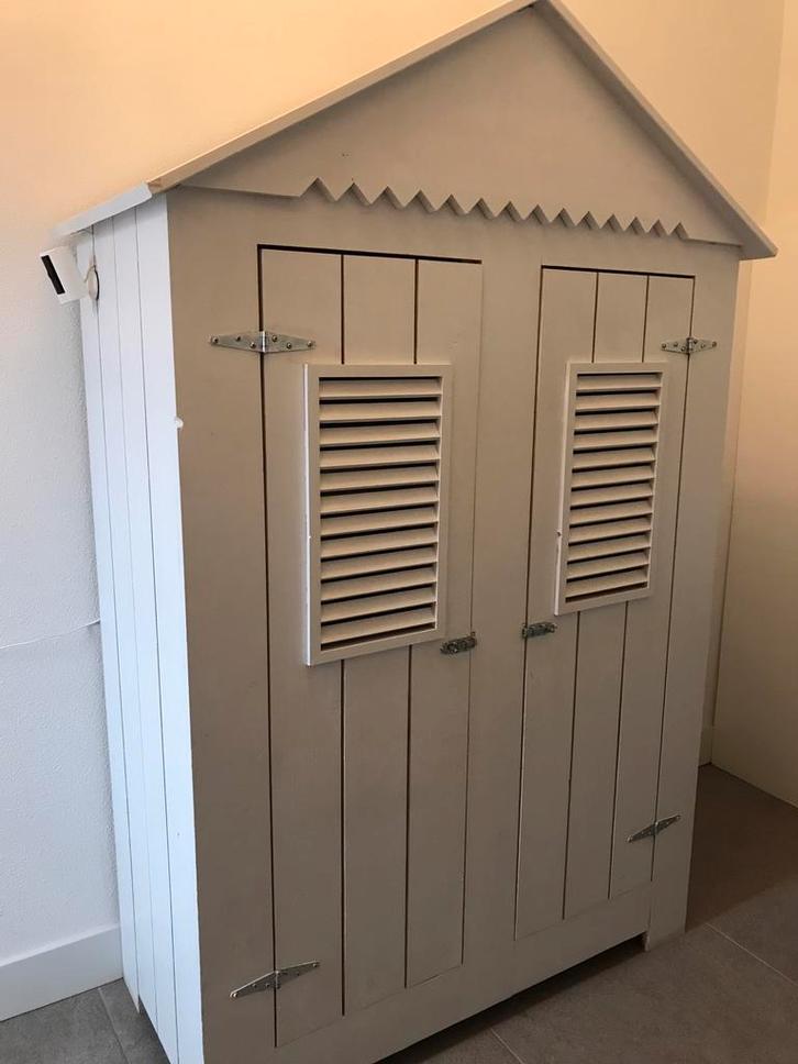 Strandkast dubbel / Kids Factory / kast strand wit, Kinderen en Baby's, Kinderkamer | Commodes en Kasten, Gebruikt, Kast, 105 cm of meer