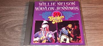 Willie Nelson & Waylon Jennings - 20 Golden Hits beschikbaar voor biedingen