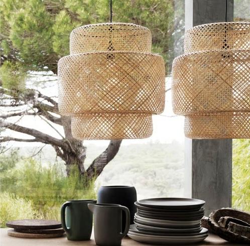 Grote Ikea lamp Sinnerlig, warme sfeer, Huis en Inrichting, Lampen | Lampenkappen, Zo goed als nieuw, Rond, Ophalen of Verzenden