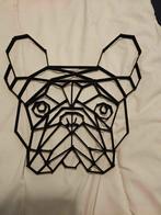 geometrish figuur van Franse Bulldog Kop, Nieuw, Knutselwerk, Ophalen