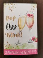 Ayano Champagne glazen, 2 stuks in cadeauverpakking, Ophalen, Glas of Glazen, Nieuw, Glas