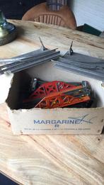 Oud treinset Distler en doos rails etc., Ophalen of Verzenden