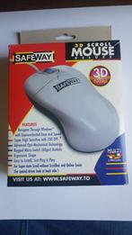 SAFEWAY 3D scroll mouse de luxe (NIEUW), Computers en Software, Muizen, Bedraad, Nieuw, Rechtshandig, Ophalen of Verzenden