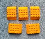 Lego trein locomotief / wagon dak blokken 6 x 4 x 1 Geel., Ophalen of Verzenden, Zo goed als nieuw, Losse stenen, Lego