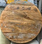 Salontafel - rond - industrieel - stoer, Huis en Inrichting, Tafels | Salontafels, Ophalen, Gebruikt, 50 tot 100 cm, Rond