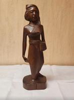 Wooden Statue-Indonesisch beeld, Antiek en Kunst, Ophalen of Verzenden