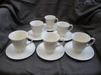 Wedgwood EDME 6 koffie kop en schotels voor € 18,00, Ophalen of Verzenden, Zo goed als nieuw, Aardewerk, Wedgwood